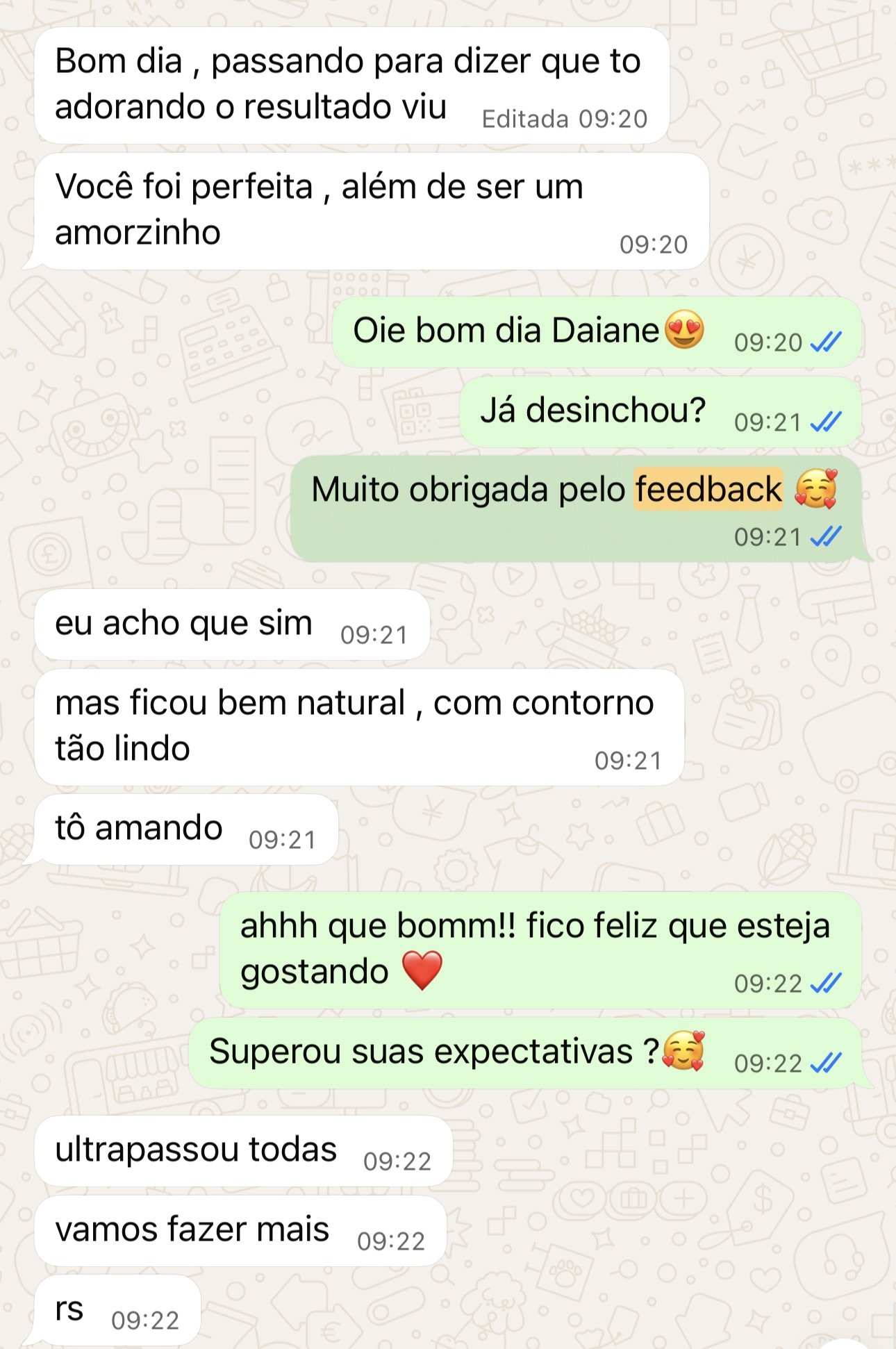 Depoimento de paciente